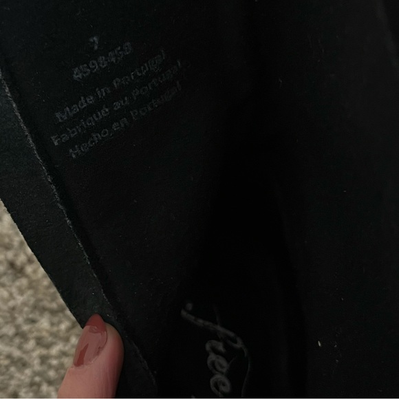 Free People Sienna Black Leather Ankle Boot - Picture 8 of 8